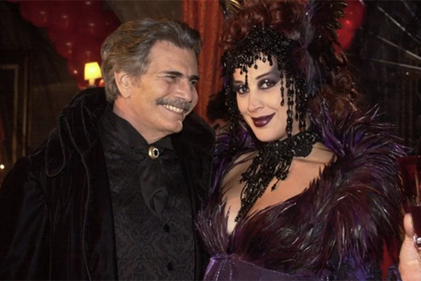 Tarcísio Meira e Cláudia Raia em O Beijo do Vampiro