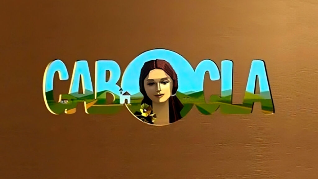 Logo da novela Cabocla