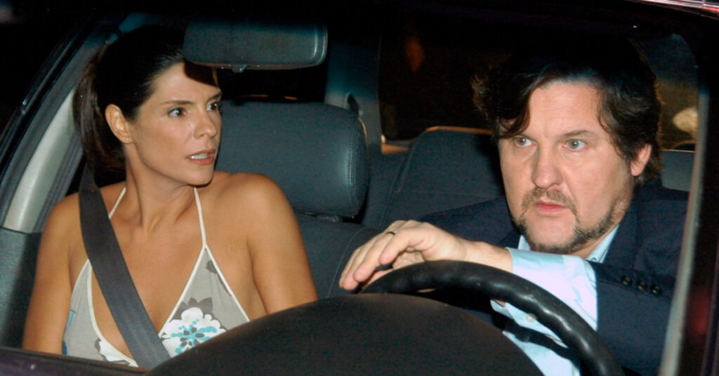 Helena Ranaldi e Antonio Calloni em Páginas da Vida