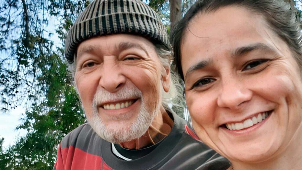 Gracindo Júnior e sua filha Daniela