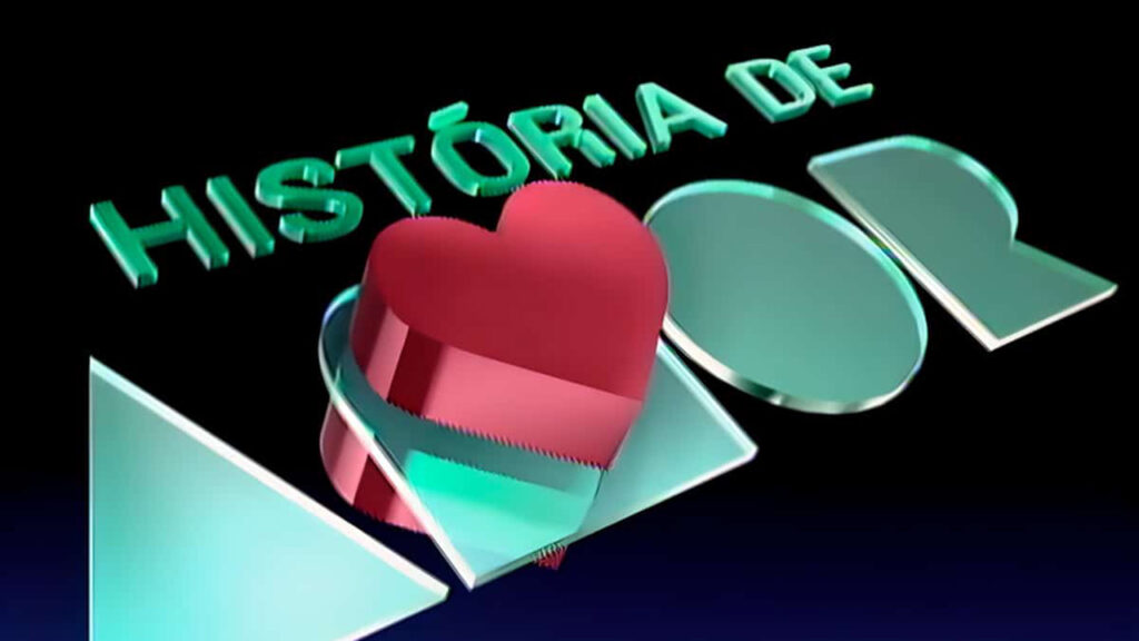 Logo da novela História de Amor