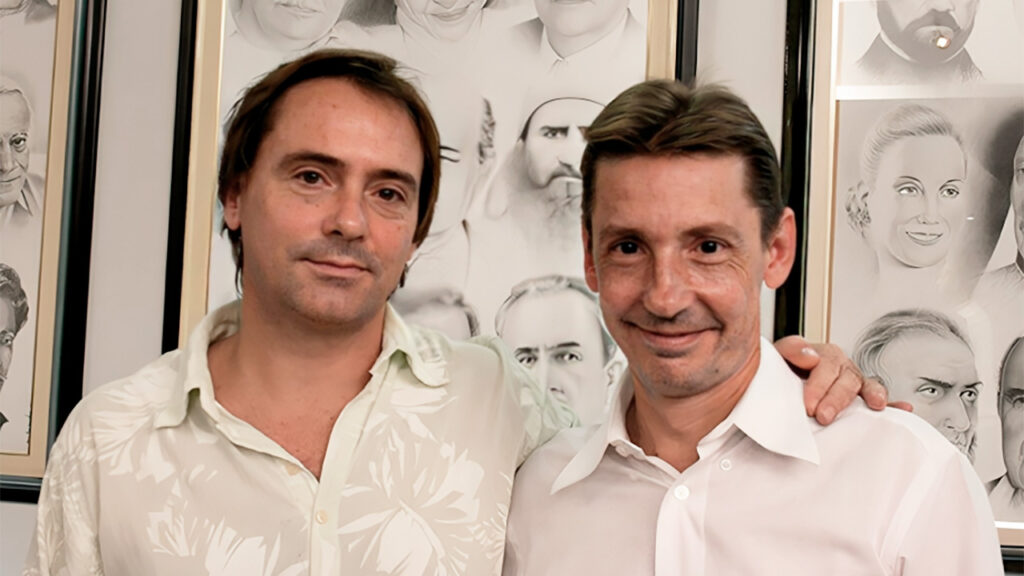 Paulo Guarnieri e seu irmão, Flávio Guarnieri