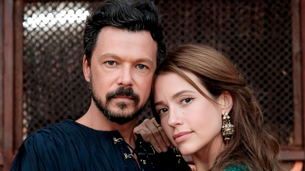 Guilherme Berenguer e Juliana Didone em A Vida de Jó