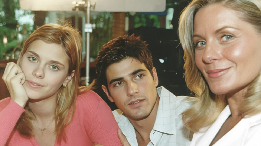 Carolina Dieckmann, Reynaldo Gianecchini e Vera Fischer em Laços de Família