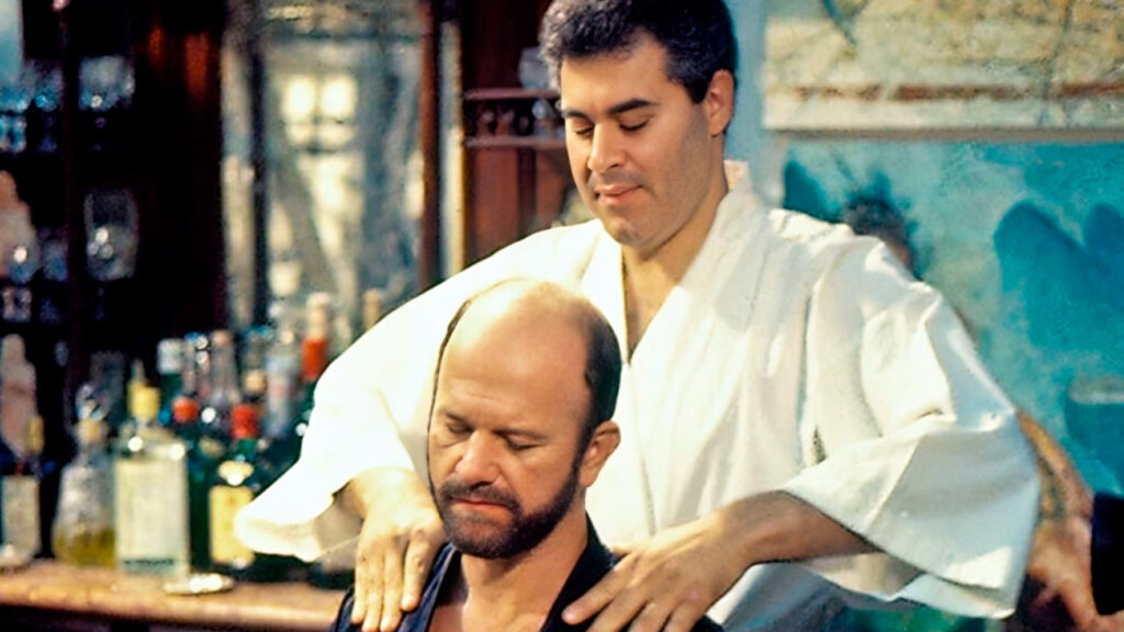 Cecil Thire e Claudio Curi em Roda de Fogo