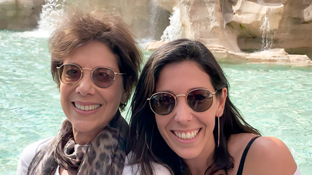 Angela Vieira e sua filha, Nina Frota
