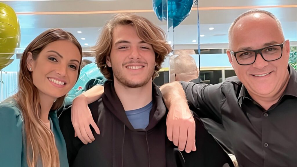 Patrícia Poeta, Felipe Poeta Soares e Amauri Soares