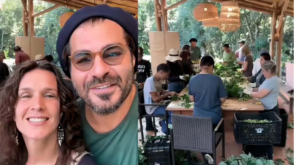 Vanessa Lóes e Thiago Lacerda