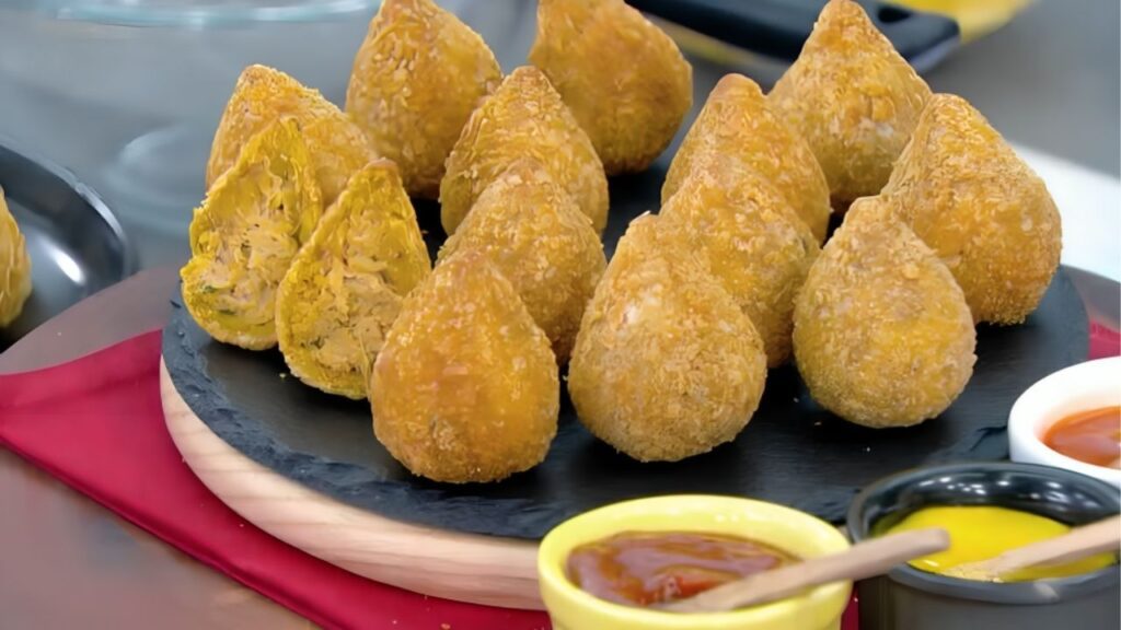 Receita da Ana Maria Braga de hoje (29/01/2026): Coxinha de grão-de-bico Receita de coxinha de grão-de-bico