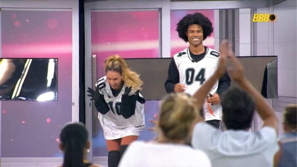 Sarah vencendo a Prova do Anjo