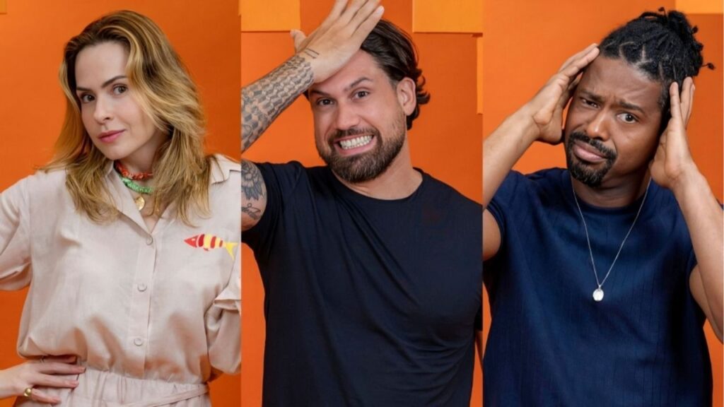Ana Paula, Brígido e Leandro no BBB 26