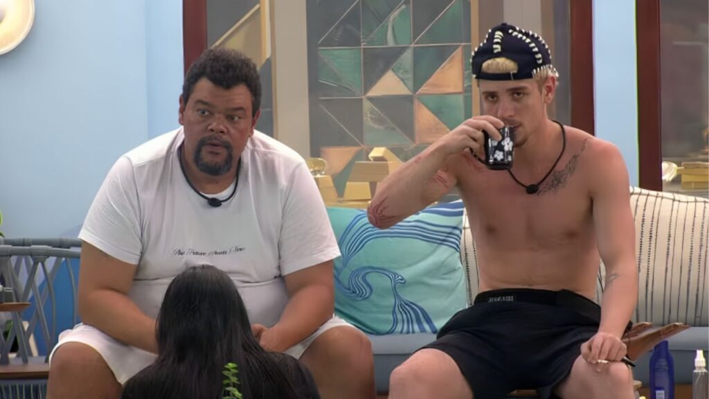 Quem está no Paredão do BBB 26? Confira enquete atualizada agora (tarde de 15/02/2026) Juliano Floss e Babu Santana no BBB 26