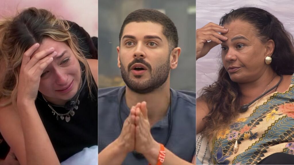 Samira, Marcelo e Solange Couto no BBB 26