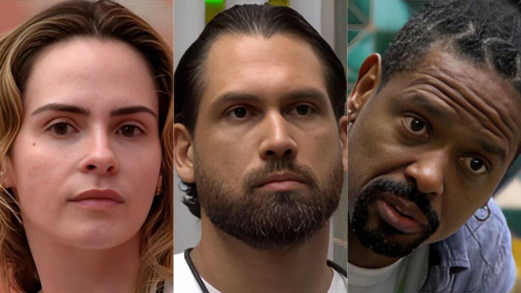 Ana Paula, Brígido e Leandro no BBB 26