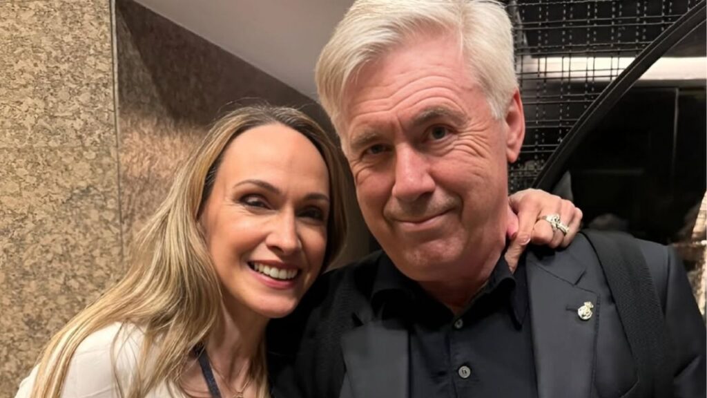 Mariann Barrena McClay e Carlo Ancelotti